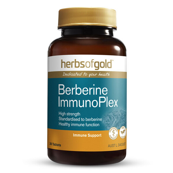 Berberine ImmunoPlex by Herbs of Gold 30 tabs
