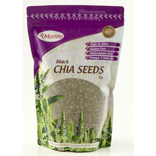 Chia Seeds Black 1KG by Morlife