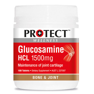 Glucosamine HCL 1500mg 180 tabs by Protect Wellness