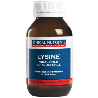 Lysine Viral Cold Sore Defence 60 tabs by Ethical Nutrients