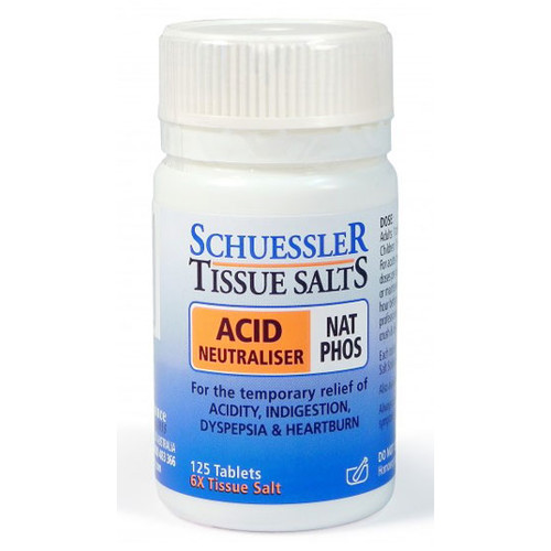 Schuessler Nat Phos Tissue Salts 125 tabs