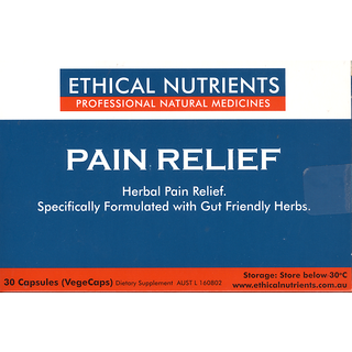 Pain Relief by Ethical Nutients 30 vcaps