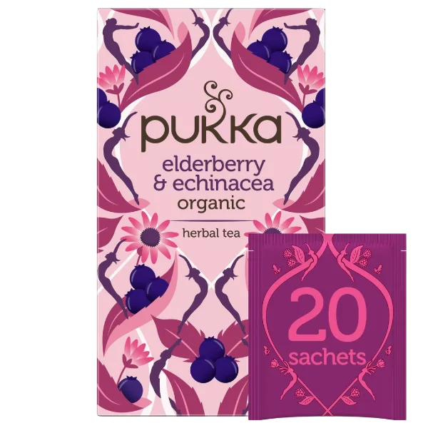 Pukka Elderberry & Echinacea 20 Sachets