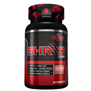 Shred Caps by Body War Nutrition 64 capsules