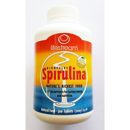 Bioactive Spirulina by Lifestream 500 tabs