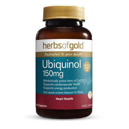 Ubiquinol 150mg by Herbs of Gold 60 caps