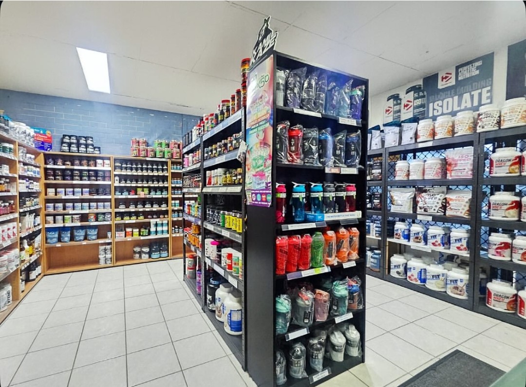 Inside the Elite Vitamin Zone supplement store on the NSW South Coast