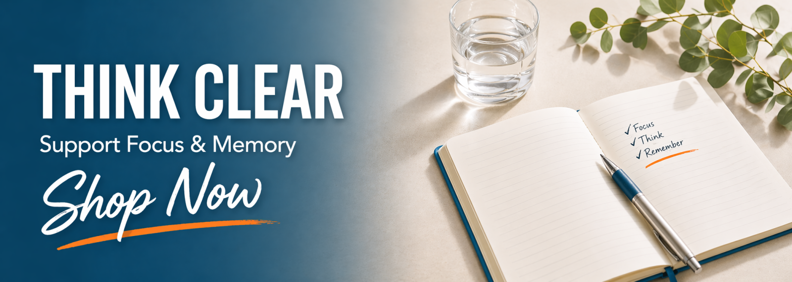 Brain and memory support supplements Australia – think clear wellness range