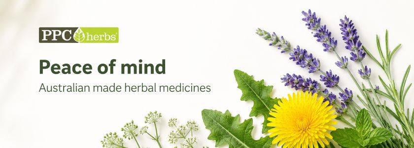 PPC Herbs Australian herbal medicines with botanical ingredients available from Elite Vitamin Zone