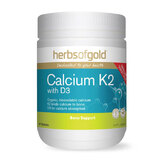 Calcium K2 with D3 by Herbs of Gold 90 tabs