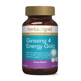Ginseng 4 Energy Gold by Herbs of Gold 60 Tablets