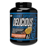 Delicious Protein Powder Elite by Giant Sports 2.27KG Flavour: Peanut Butter Chocolate