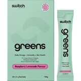 Switch Nutrition Greens 20 x 5g Sachets Raspberry Lemonade