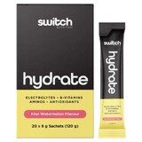 Switch Nutrition Hydrate Electrolyte Powder Kiwi Watermelmon 20 sachets