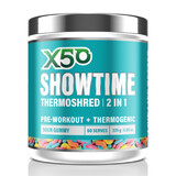 X50 Showtime Thermoshred 60 serves Sour Gummy