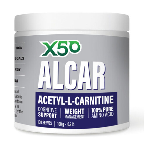 Acetyl L Carnitine X50 Alcar 100gm