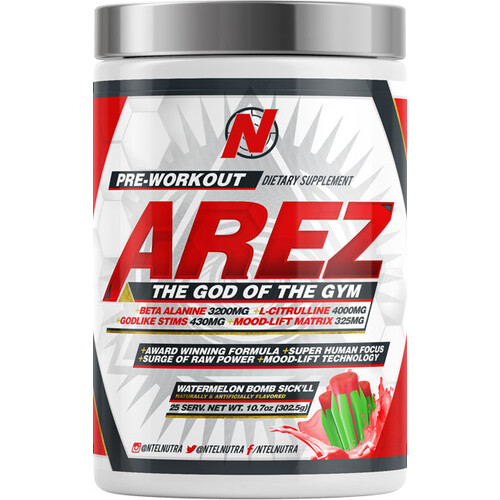 Arez Pre Workout by Ntel Nutra 25 serves