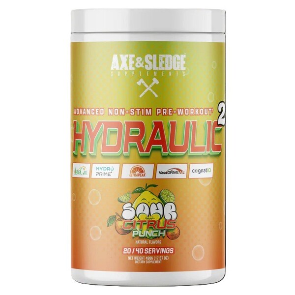 Axe & Sledge Supplements Hydraulic V2 600g Sour Citrus Punch