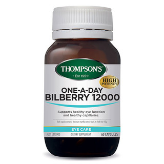 Bilberry 12000 by Thompsons 60vcaps