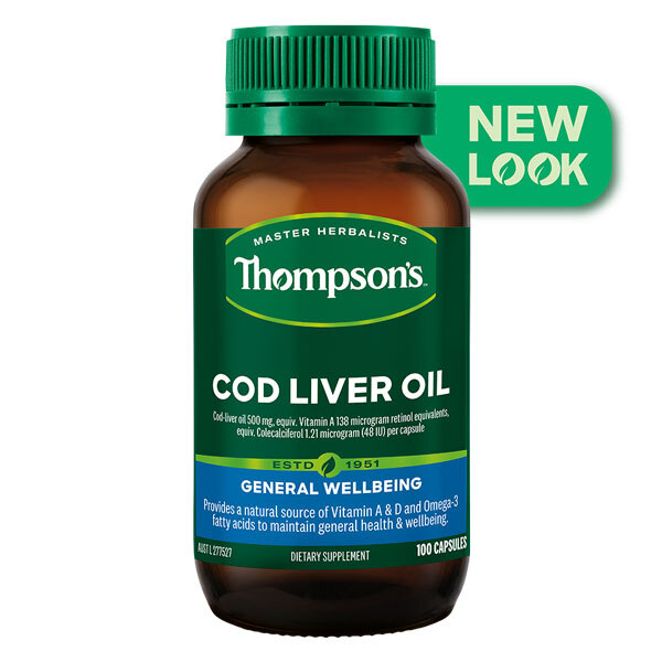 Cod Liver Oil 100 caps by Thompsons