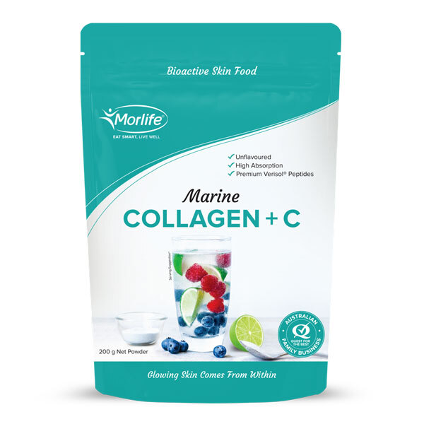 Marine Collagen + C by Morlife 200gm