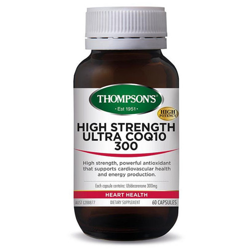 CoQ10 300 mg High Strength 60 caps by Thompsons