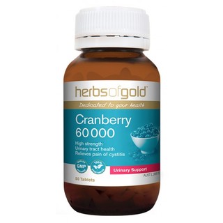 Cranberry 60000 by Herbs of Gold 50 tabs EXP 03/19