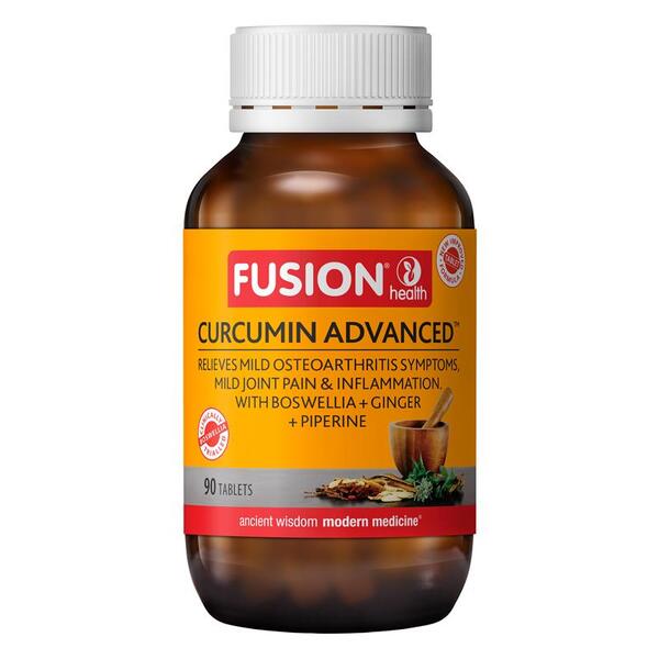 Curcumin Advanced by Fusion Health 90 Tablets