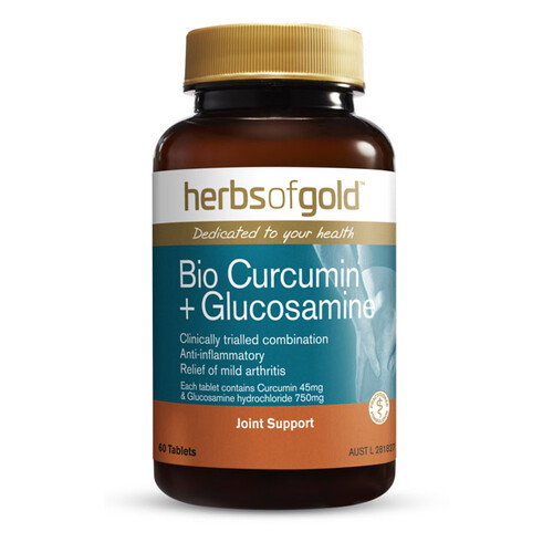 Bio Curcumin + Glucosamine by Herbs of Gold 60 tabs