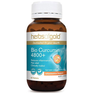 Bio Curcumin 4800 by Herbs of Gold 60 tabs EXP 07/19