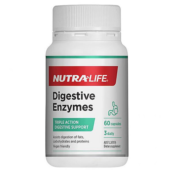 Digestive Enzymes by Nutra Life 60 caps