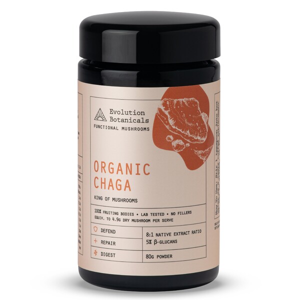 Evolution Botanicals Organic Chaga 80g Powder
