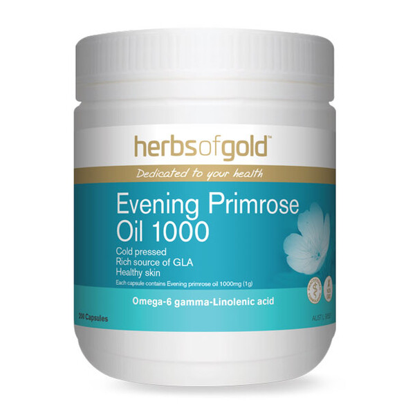 Evening Primrose Oil 1000 by Herbs of Gold 200 caps