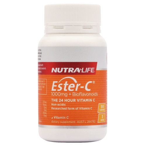 Ester-c 1000mg by Nutra Life 50 tabs