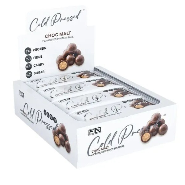 Fibre Boost Protein Bars 12 Bar Box Choc Malt