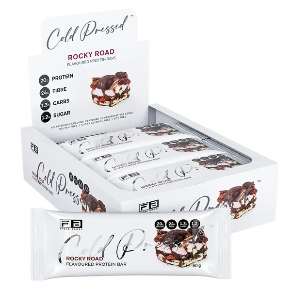 Fibre Boost Protein Bars 12 Bar Box Rocky Road