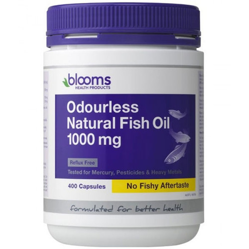 Odourless Fish Oil 1000mg by Blooms 400 caps