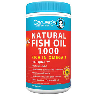 Natural Fish Oil 1000 by Caruso's 600 caps
