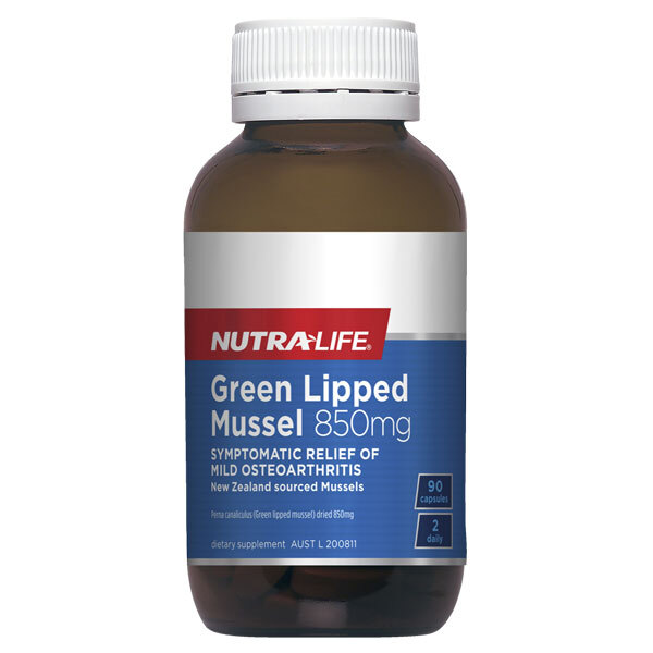 Green Lipped Mussel 850gm 90 caps by Nutra Life