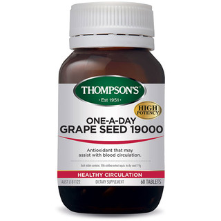 Grape Seed 19000 by Thompsons 60 tabs
