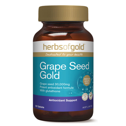 Grape Seed Gold by Herbs of Gold 120 tabs