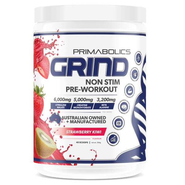 Grind NON-Stim Pre by Primabolics Strawberry Kiwi