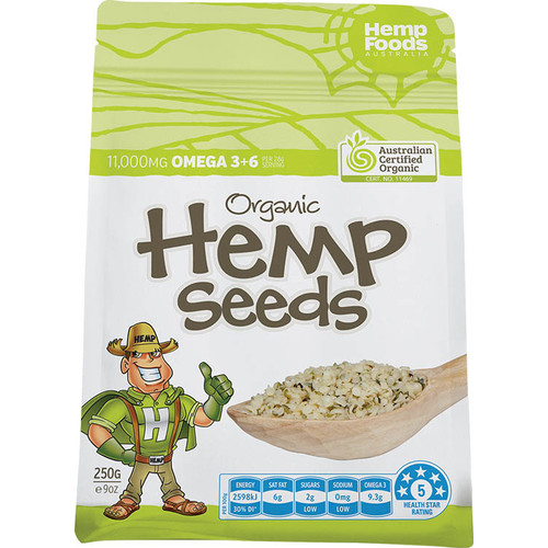 Hemp Seeds Hulled by Hemp Foods Aust.