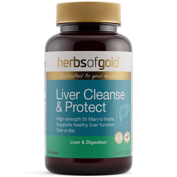 Herbs of Gold Liver Cleanse & Protect 60 Tablets