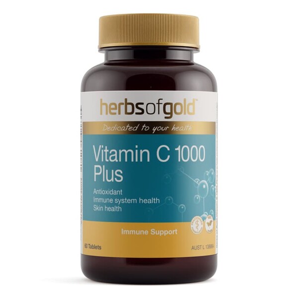 Herbs of Gold Vitamin C 1000 Plus 60 tabs