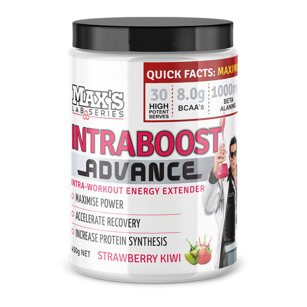 Intraboost Advance BCAA's by Max's Strawberry Kiwi
