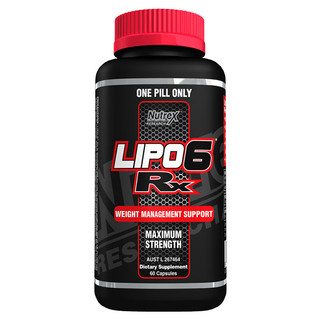 Lipo6 Rx by Nutrex Research 60 caps EXP 03/2019
