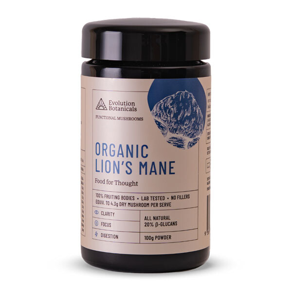 Evolution Botanicals Organic Lion's Mane 100g