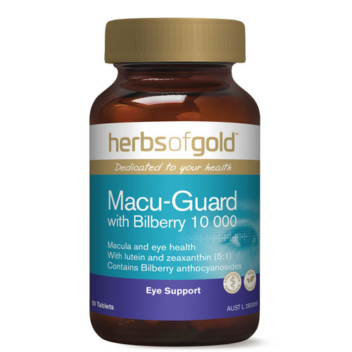 Macu-Guard 90 caps with Bilberry 10000 by Herbs of Gold