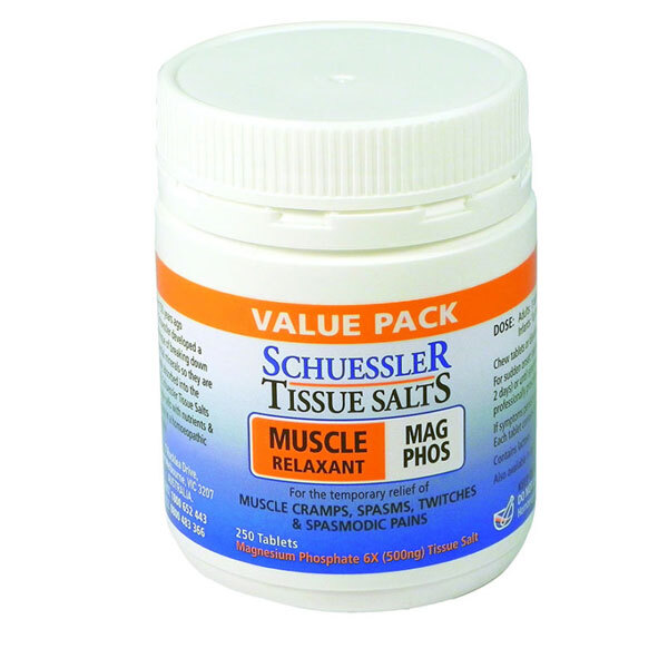 Schuessler Mag Phos Tissue Salts 250 tabs